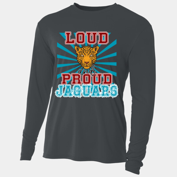 Loud and Proud Jaguars - Adult Cooling Performance Long Sleeve Tee Thumbnail