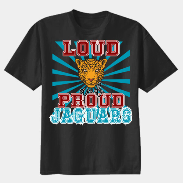 Loud and Proud Jaguars - Youth Heavy Cotton 100% Cotton T Shirt Thumbnail