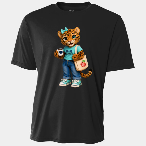 Prada Elementary Jaguar Mascot 06A-707 - Adult Cooling Performance Short Sleeve Tee Thumbnail