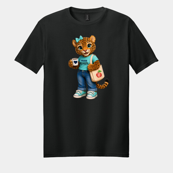 Prada Elementary Jaguar Mascot 06A-707 - Adult Softstyle ® T Shirt Thumbnail