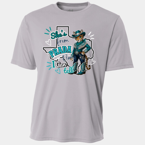 She's From Prada Elementary 06A-708 - Adult Cooling Performance Short Sleeve Tee Thumbnail