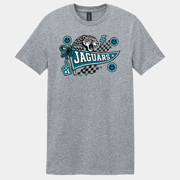 Jaguars Pennant 06A-709 - Adult Softstyle ® T Shirt Thumbnail