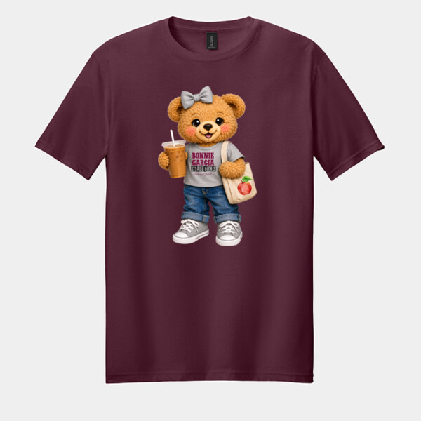 Bonnie Garcia Bear - 05B-501 - Adult Softstyle ® T Shirt Thumbnail