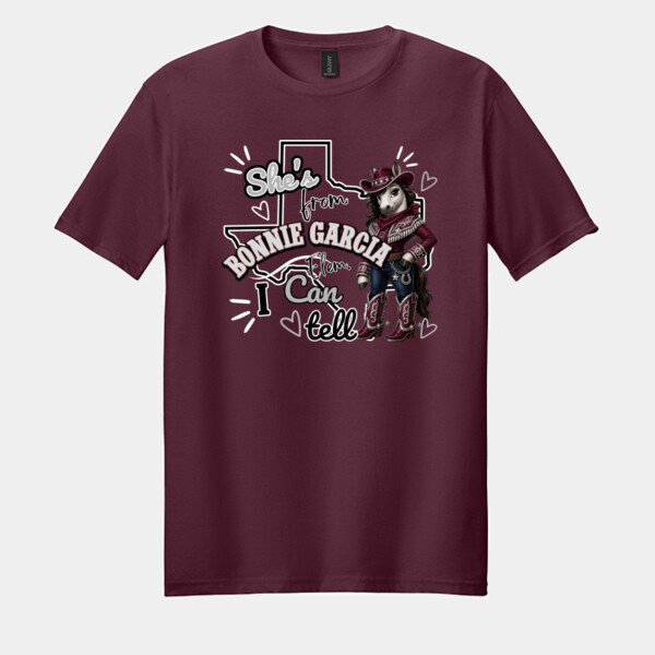 She's From Bonnie 05B-502 - Adult Softstyle ® T Shirt Thumbnail
