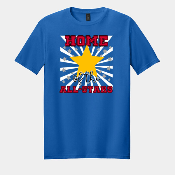 Home of the All Stars 05A-802 - Adult Softstyle ® T Shirt Thumbnail