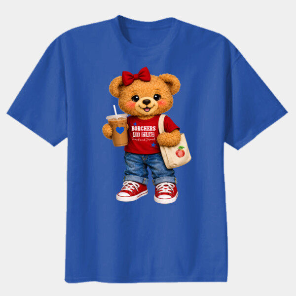 All Stars Borchers Bear 05A-805 - Youth Heavy Cotton 100% Cotton T Shirt Thumbnail