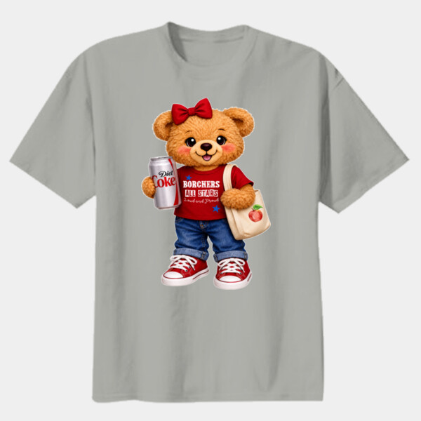 Borchers All Stars – Loud and Proud Bear 05A-806 - Youth Heavy Cotton 100% Cotton T Shirt Thumbnail