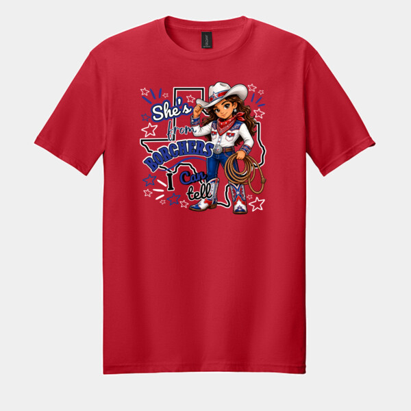 She's From Borchers 05A-807 - Adult Softstyle ® T Shirt Thumbnail