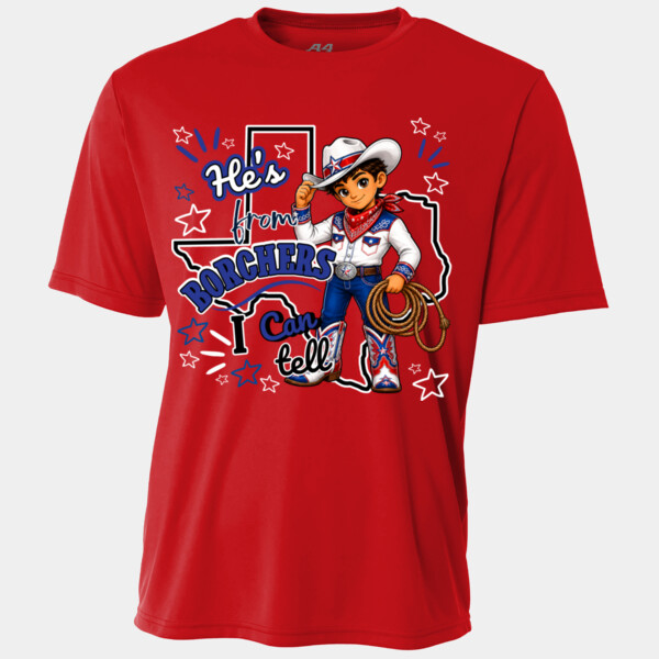 He's from Borchers I Can Tell - 05A-808 - Youth Cooling Performance Short Sleeve Tee Thumbnail