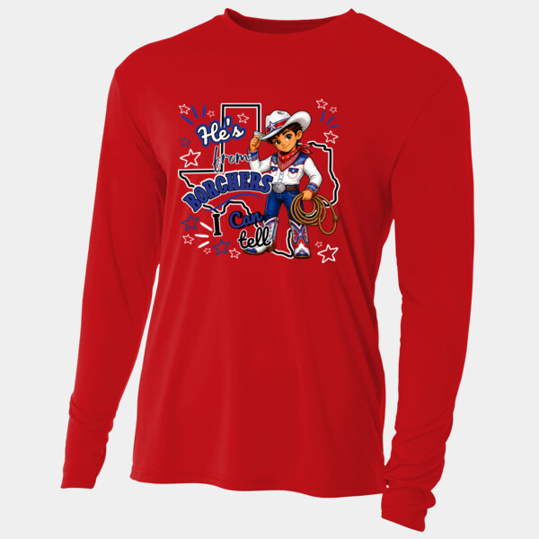 He's from Borchers I Can Tell - 05A-808 - Adult Cooling Performance Long Sleeve Tee Thumbnail