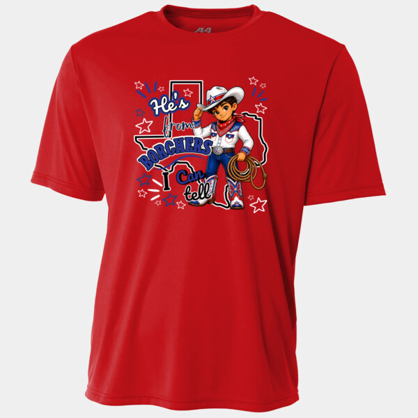 He's from Borchers I Can Tell - 05A-808 - Adult Cooling Performance Short Sleeve Tee Thumbnail