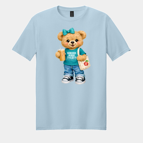 Sanchez Ochoa Dolphins – Loud and Proud 03-503 - Adult Softstyle ® T Shirt Thumbnail