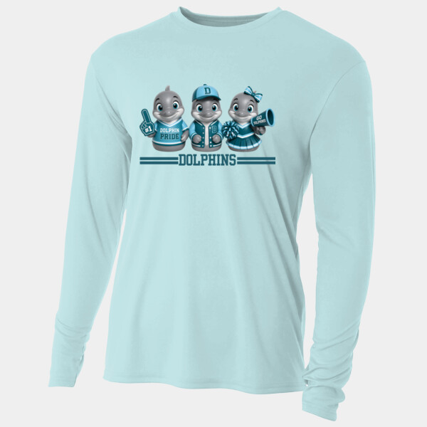 Dolphin Ducks 20A-204 - Adult Cooling Performance Long Sleeve Tee Thumbnail
