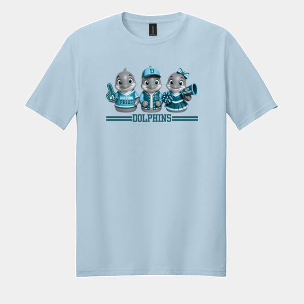 Dolphin Ducks 20A-204 - Adult Softstyle ® T Shirt Thumbnail