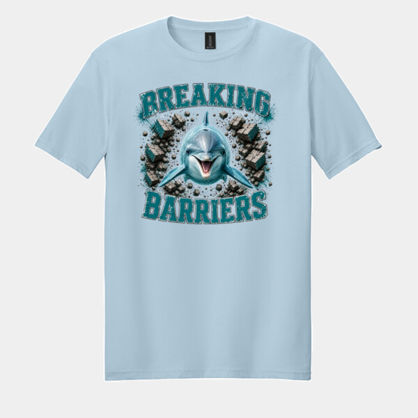 Breaking Barriers Dolphin 20A-205 - Adult Softstyle ® T Shirt Thumbnail