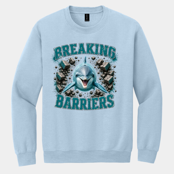 Breaking Barriers Dolphin 20A-205 - Heavy Blend Crewneck Sweatshirt Thumbnail
