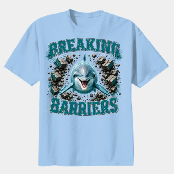 Breaking Barriers Dolphin 20A-205 - Youth Heavy Cotton 100% Cotton T Shirt Thumbnail