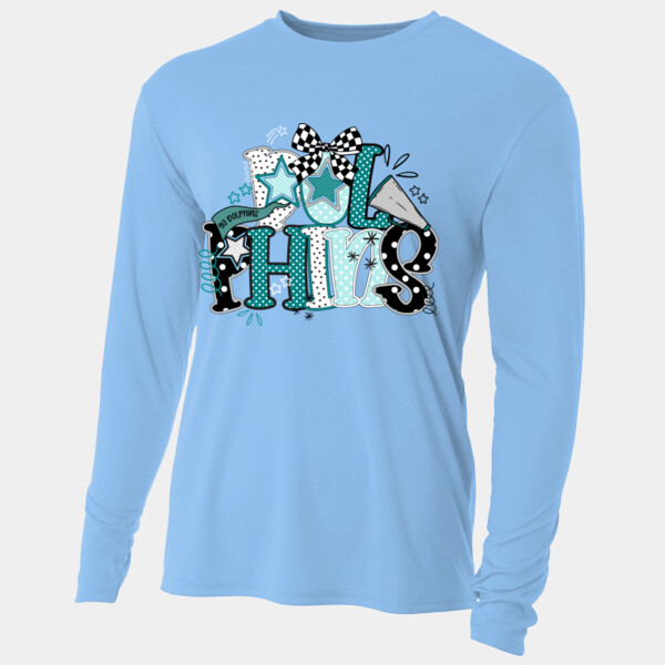 Dolphins Preppy 20A-206 - Adult Cooling Performance Long Sleeve Tee Thumbnail