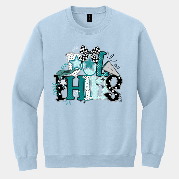 Dolphins Preppy 20A-206 - Heavy Blend Crewneck Sweatshirt Thumbnail