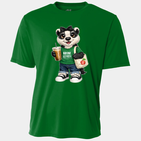 Bruni Badgers Mascot 02-200 - Adult Cooling Performance Short Sleeve Tee Thumbnail