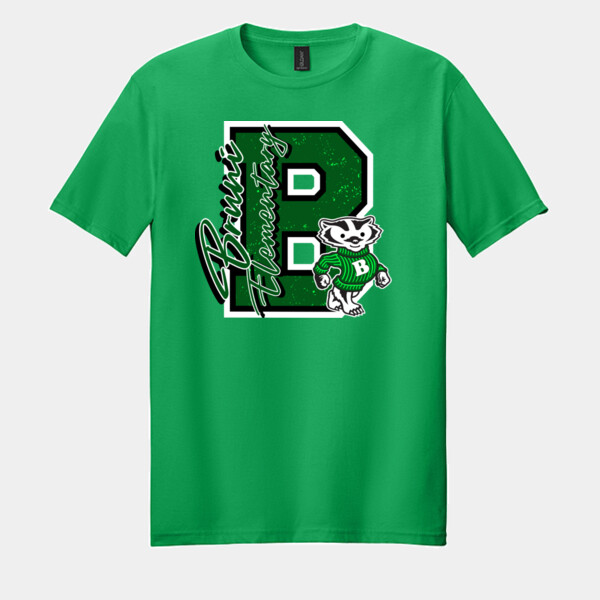 Bruni Badgers 02-201 - Adult Softstyle ® T Shirt Thumbnail