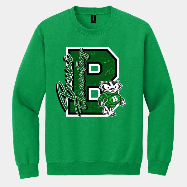 Bruni Badgers 02-201 - Heavy Blend Crewneck Sweatshirt Thumbnail