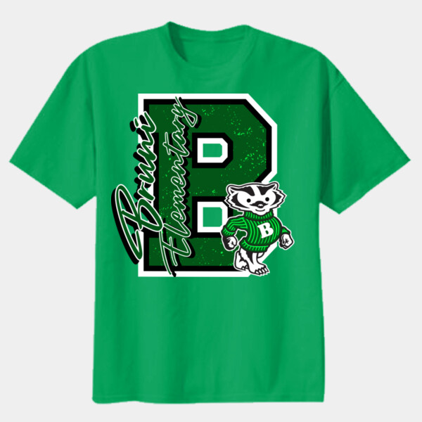 Bruni Badgers 02-201 - Youth Heavy Cotton 100% Cotton T Shirt Thumbnail