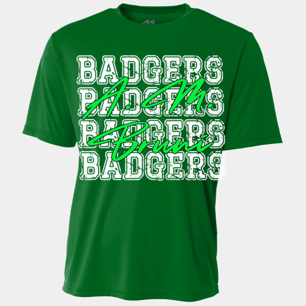 Bruni Badgers 4X 02-202 - Youth Cooling Performance Short Sleeve Tee Thumbnail