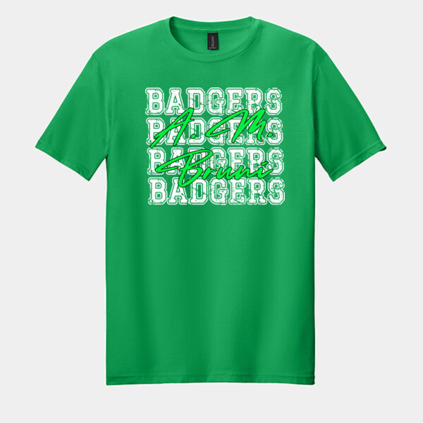 Bruni Badgers 4X 02-202 - Adult Softstyle ® T Shirt Thumbnail