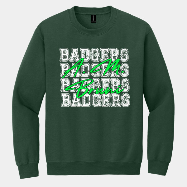 Bruni Badgers 4X 02-202 - Heavy Blend Crewneck Sweatshirt Thumbnail