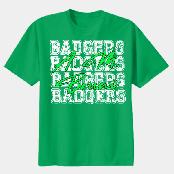 Bruni Badgers 4X 02-202 - Youth Heavy Cotton 100% Cotton T Shirt Thumbnail