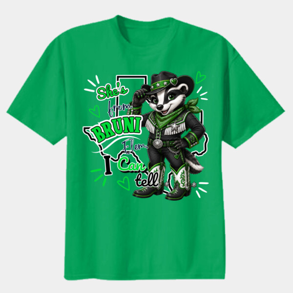 She's From Bruni, I Can Tell 02-203 - Youth Heavy Cotton 100% Cotton T Shirt Thumbnail