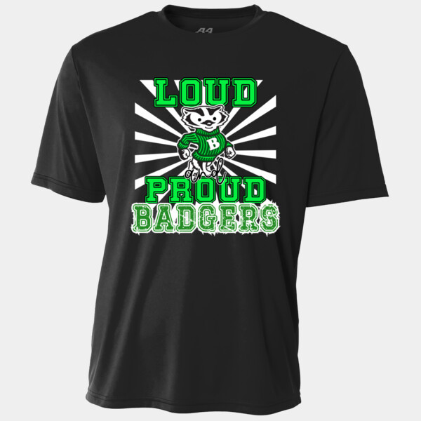Loud and Proud Badgers 20-900 - Adult Cooling Performance Short Sleeve Tee Thumbnail