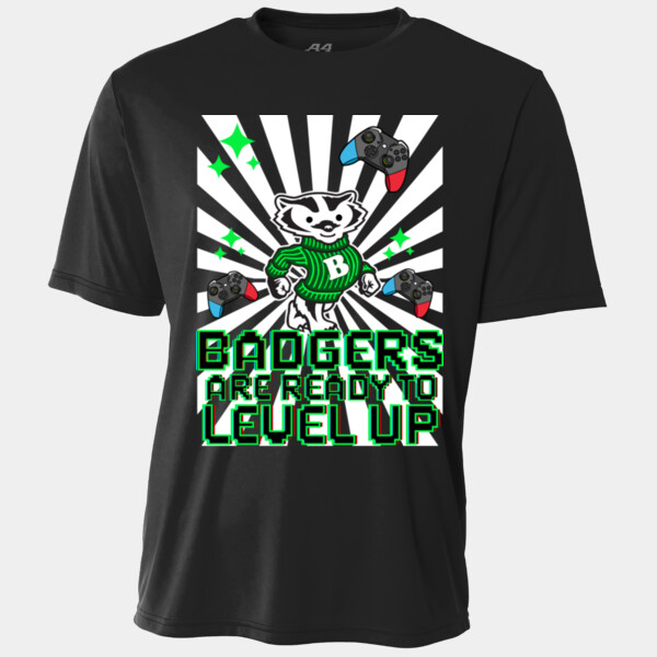 Level Up Badgers 20-901 - Youth Cooling Performance Short Sleeve Tee Thumbnail