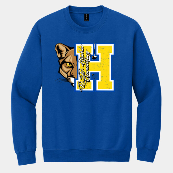 D.D. Hachar Elementary Cougar 02-401 - Heavy Blend Crewneck Sweatshirt Thumbnail