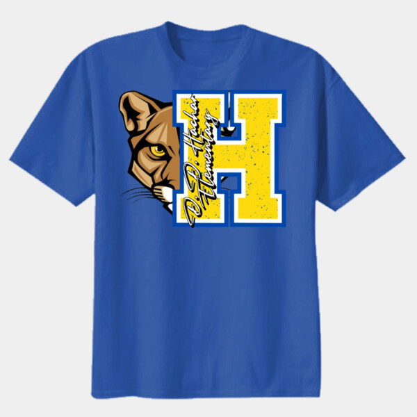 D.D. Hachar Elementary Cougar 02-401 - Youth Heavy Cotton 100% Cotton T Shirt Thumbnail