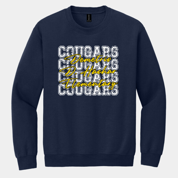 Cougars 4X 02-404 - Heavy Blend Crewneck Sweatshirt Thumbnail
