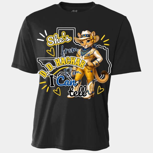 She's from D. D. Hachar Elem. I Can Tell 02-405 - Youth Cooling Performance Short Sleeve Tee Thumbnail
