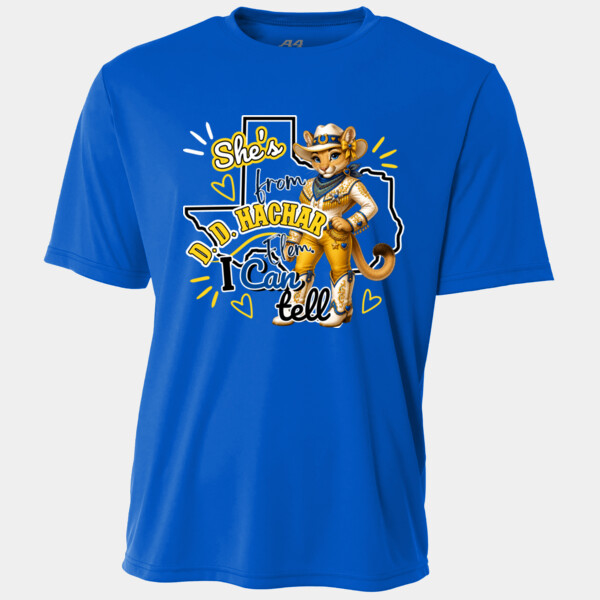 She's from D. D. Hachar Elem. I Can Tell 02-405 - Adult Cooling Performance Short Sleeve Tee Thumbnail