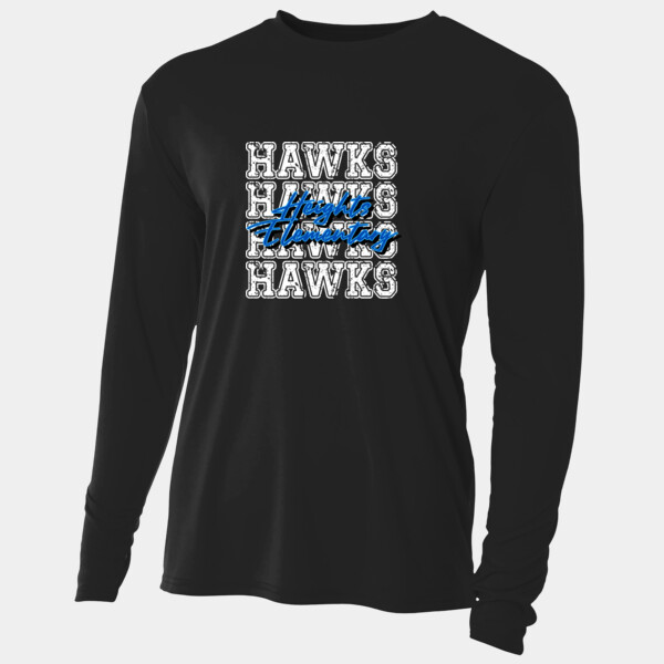 Heights Elementary Hawks 4X 02-701 - Adult Cooling Performance Long Sleeve Tee Thumbnail