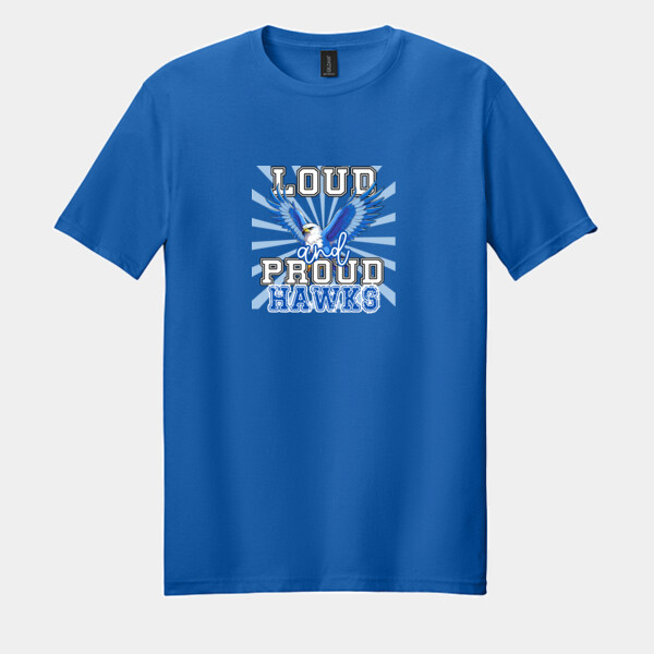 Loud and Proud Hawks 20-302 - Adult Softstyle ® T Shirt Thumbnail