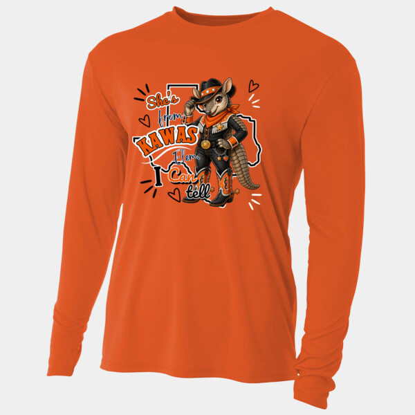 She's from Kawas Elem. I Can Tell 03-002 - Adult Cooling Performance Long Sleeve Tee Thumbnail