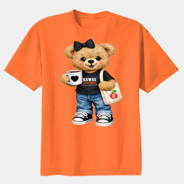 Loud and Proud Bear 03-003 - Youth Heavy Cotton 100% Cotton T Shirt Thumbnail