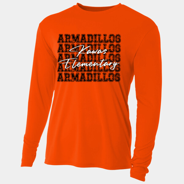 Kawas Elementary Armadillos 03-004 - Adult Cooling Performance Long Sleeve Tee Thumbnail
