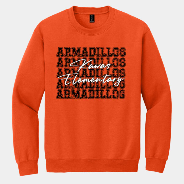 Kawas Elementary Armadillos 03-004 - Heavy Blend Crewneck Sweatshirt Thumbnail