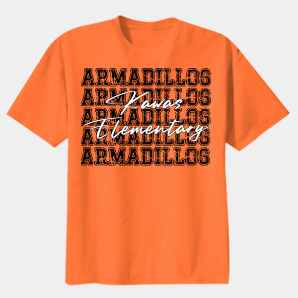 Kawas Elementary Armadillos 03-004 - Youth Heavy Cotton 100% Cotton T Shirt Thumbnail