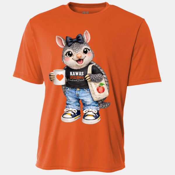 Kawas Armadillo Mascot 03-006 - Youth Cooling Performance Short Sleeve Tee Thumbnail