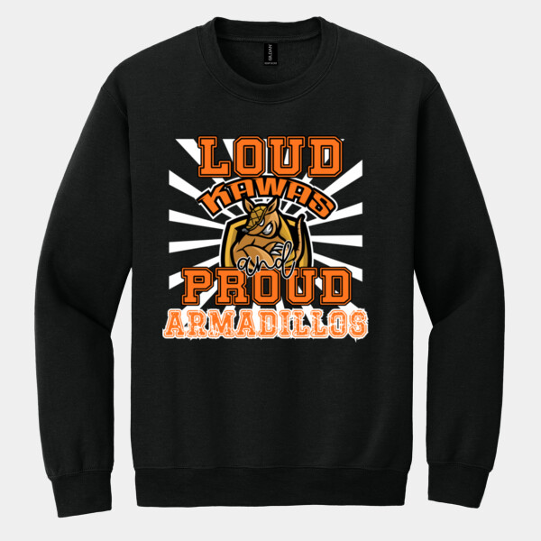 Loud & Proud Kawas Elementary 03-007 - Heavy Blend Crewneck Sweatshirt Thumbnail
