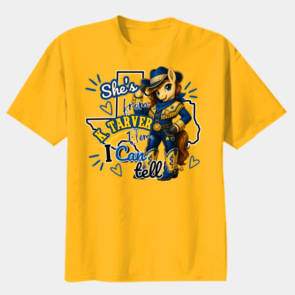 She's from K. Tarver Elem. I Can Tell 03-303 - Youth Heavy Cotton 100% Cotton T Shirt Thumbnail