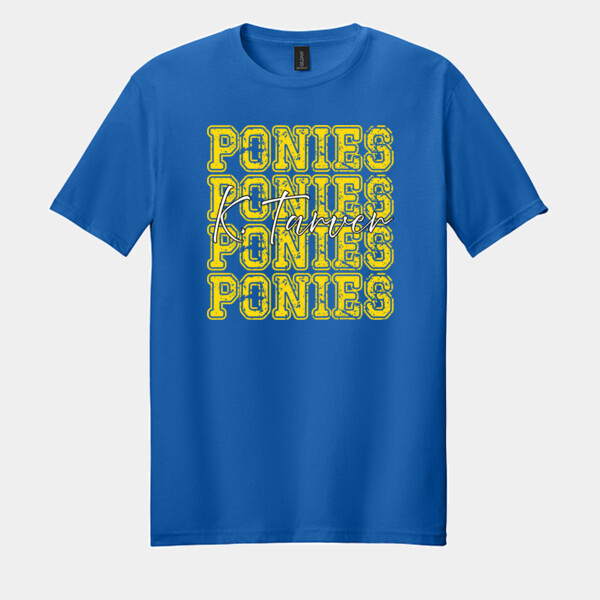 Ponies 4X 20A-002 - Adult Softstyle ® T Shirt Thumbnail